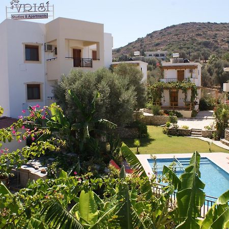 Vrisi Apartments & Villa Pitsidia Bagian luar foto